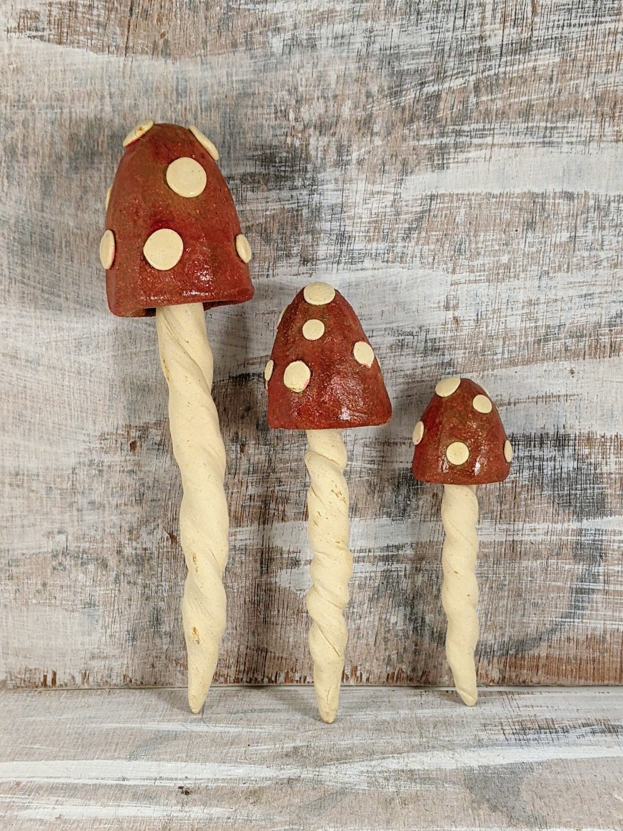 Set of 4 Faux Wild Mushrooms – Cotton & Crete